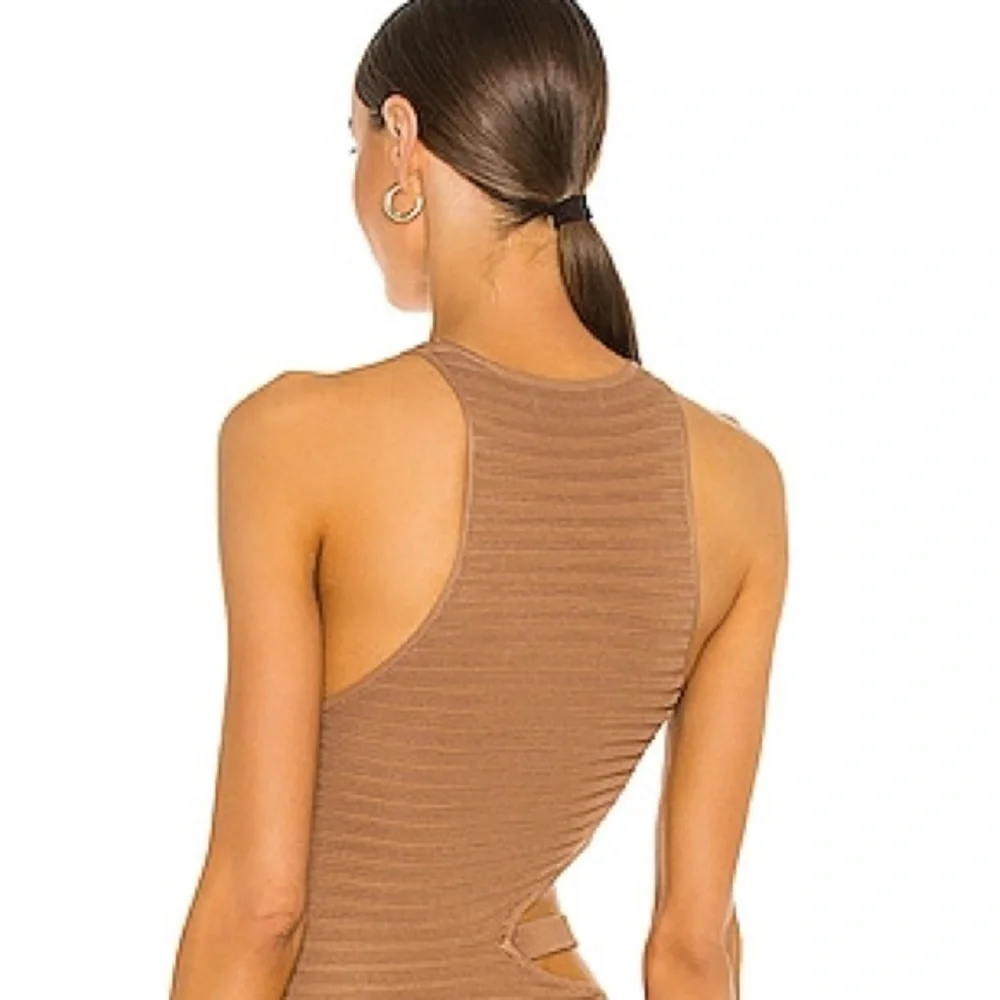 x REVOLVE Athena Midi Dress in MushroomMichael Costello size XS - Picture 5 of 9